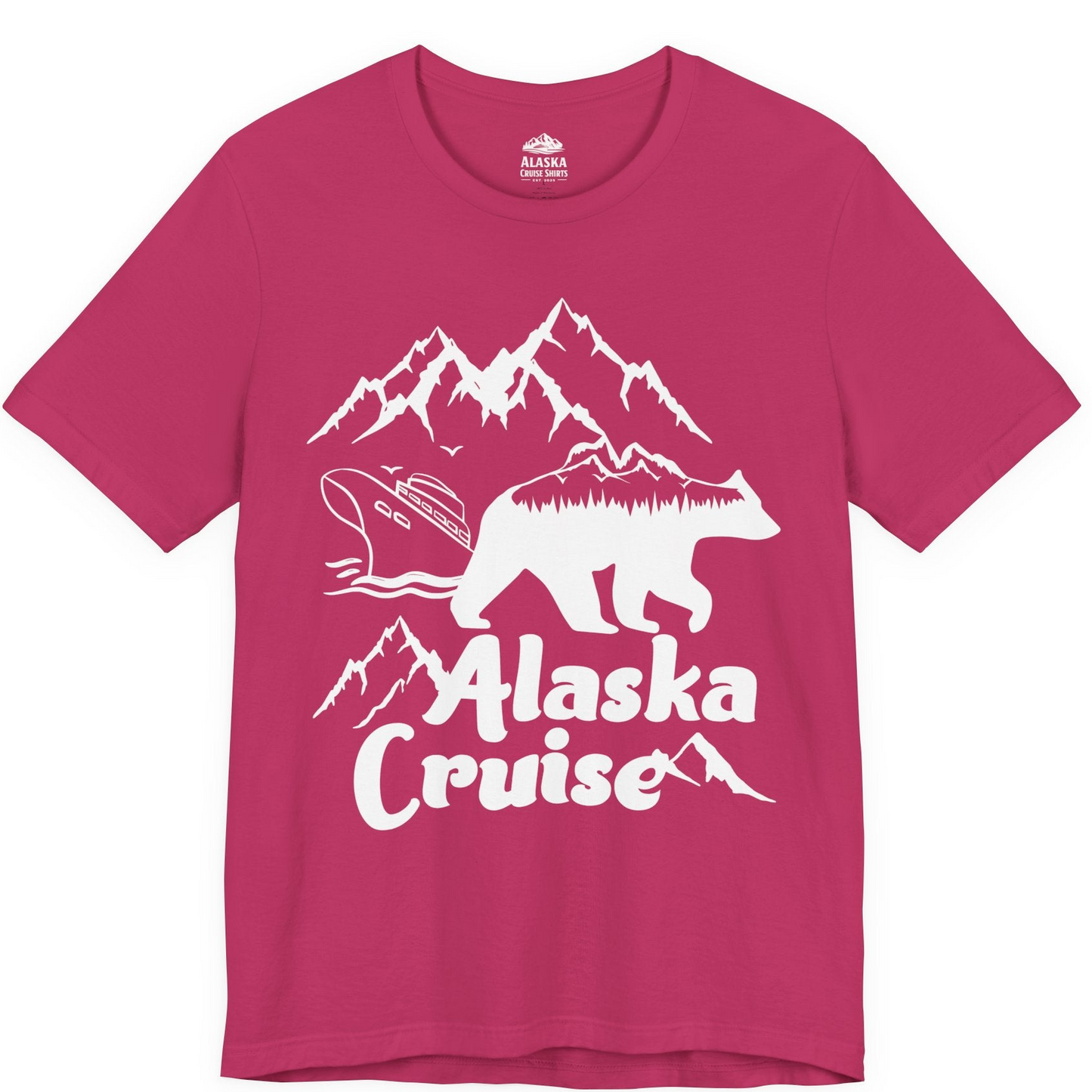 Alaska Cruise Shirt Premium T-Shirt – Berry – Alaska Cruise Shirts