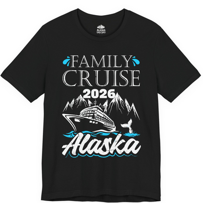 Alaska Family Cruise Shirt Premium T-Shirt – Black – Alaska Cruise Shirts