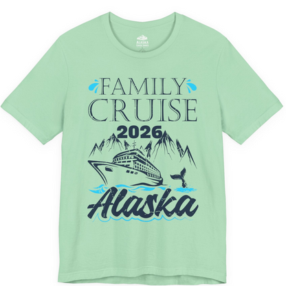 Alaska Family Cruise Shirt Premium T-Shirt – Mint – Alaska Cruise Shirts
