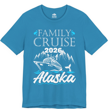 Alaska Family Cruise Shirt Premium T-Shirt – Aqua – Alaska Cruise Shirts