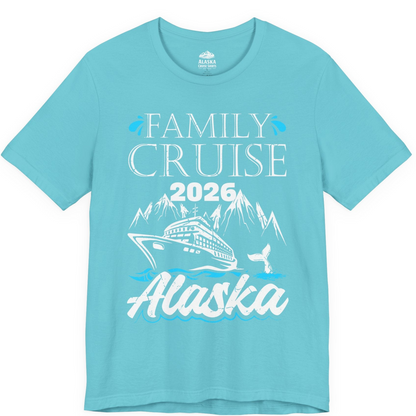 Alaska Family Cruise Shirt Premium T-Shirt – Turquoise – Alaska Cruise Shirts
