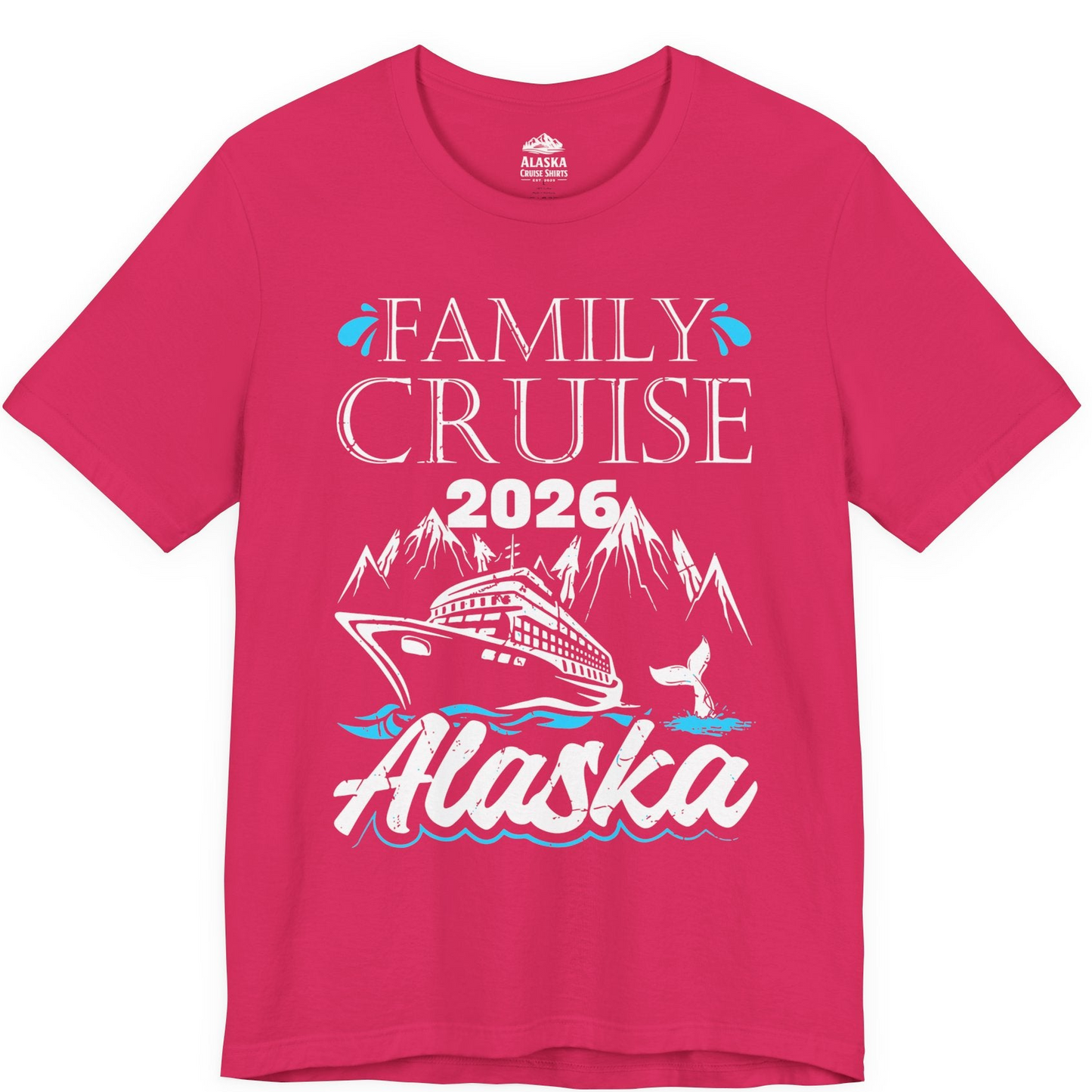 Alaska Family Cruise Shirt Premium T-Shirt – Fuchsia – Alaska Cruise Shirts