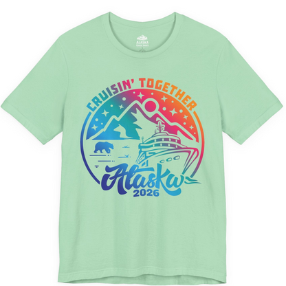 Alaska Cruise Adventure Mountains Wildlife Retro Family Group Shirt 2026 — Premium Tee Premium T-Shirt – Mint – Alaska Cruise Shirts
