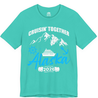 Alaska Cruise Group Adventure Shirt Premium T-Shirt – Teal – Alaska Cruise Shirts