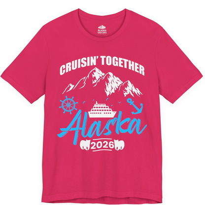 Alaska Cruise Group Adventure Shirt Premium T-Shirt – Fuchsia – Alaska Cruise Shirts