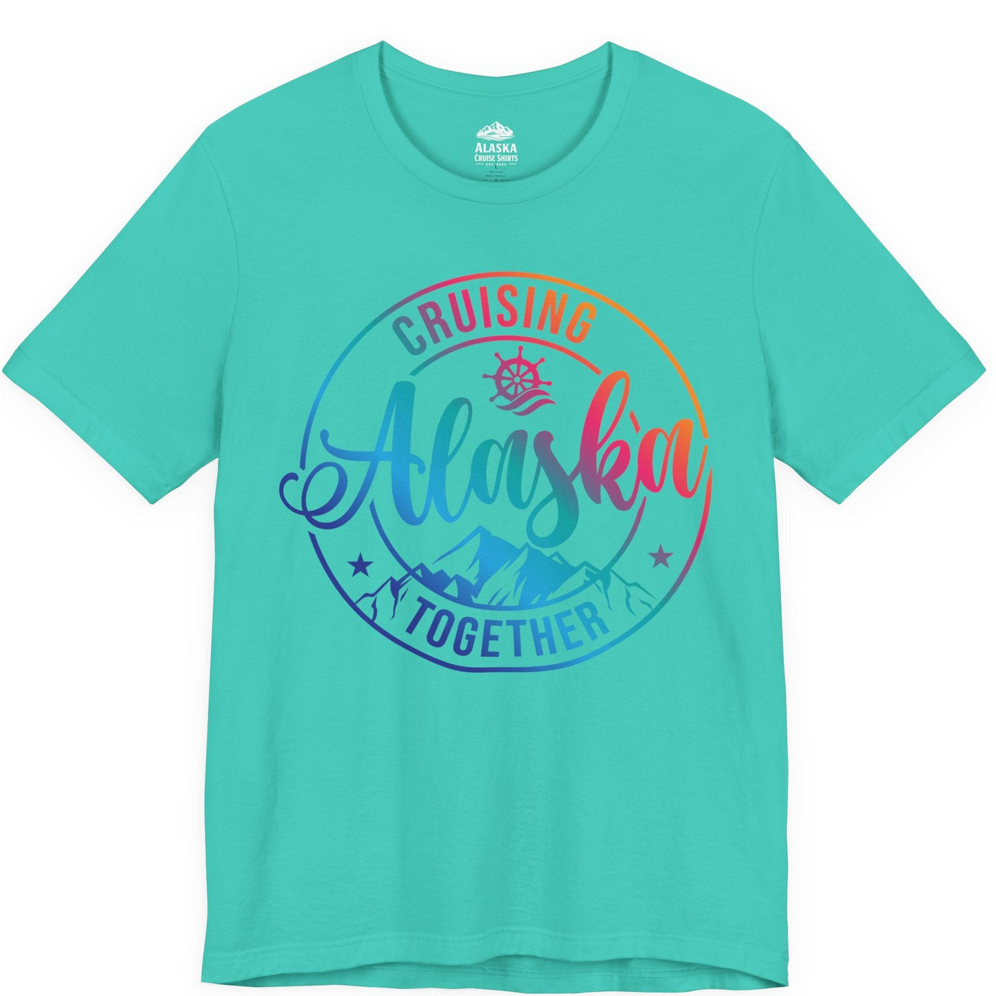 Cruising Alaska Together Shirt Premium T-Shirt – Teal – Alaska Cruise Shirts