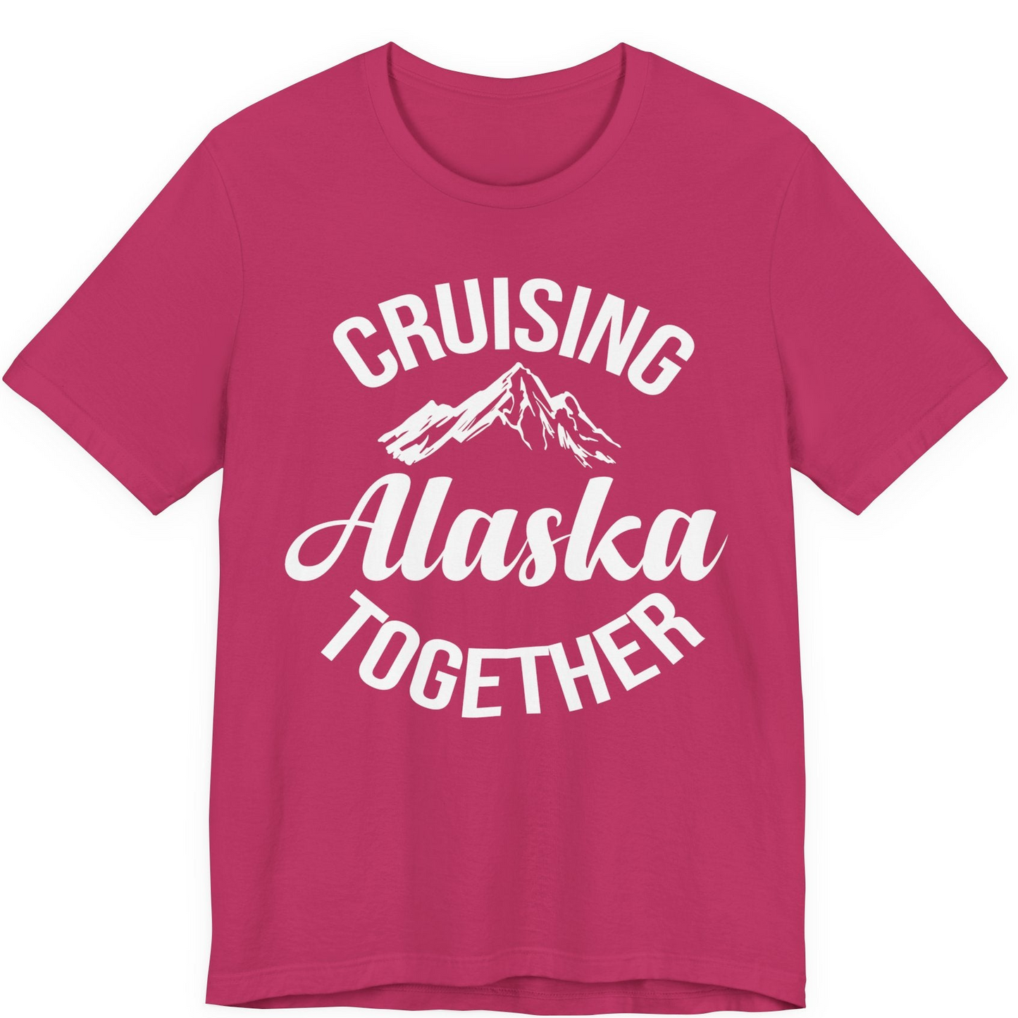 Cruising Alaska Together Mountain Adventure Travel Couples Shirt — Premium Tee Premium T-Shirt – Berry – Alaska Cruise Shirts