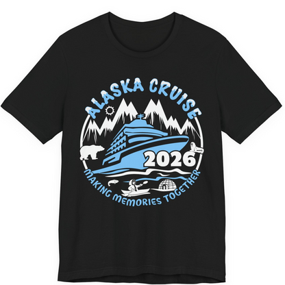 Alaska Cruise 2026 Shirt Premium T-Shirt – Black – Alaska Cruise Shirts