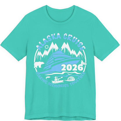 Alaska Cruise 2026 Shirt Premium T-Shirt – Teal – Alaska Cruise Shirts