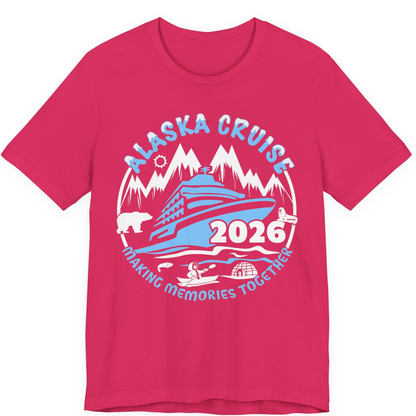 Alaska Cruise 2026 Shirt Premium T-Shirt – Fuchsia – Alaska Cruise Shirts