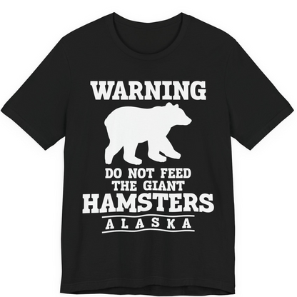 Funny Alaska Bear Warning Shirt Premium T-Shirt – Black – Alaska Cruise Shirts