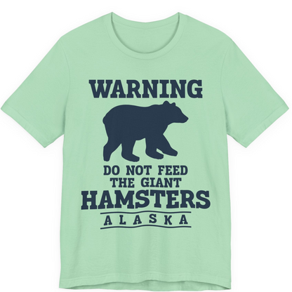Funny Alaska Bear Warning Shirt Premium T-Shirt – Mint – Alaska Cruise Shirts