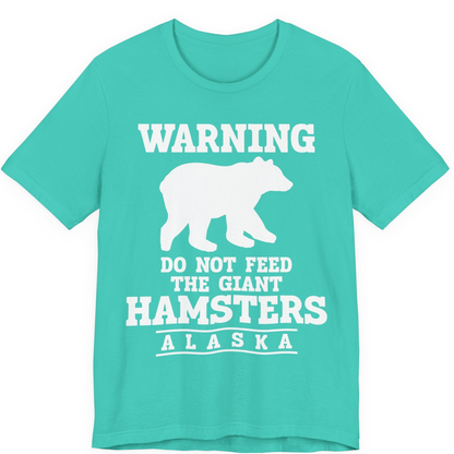 Funny Alaska Bear Warning Shirt Premium T-Shirt – Teal – Alaska Cruise Shirts