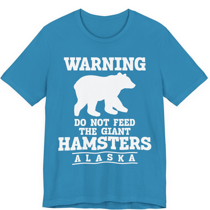 Funny Alaska Bear Warning Shirt Premium T-Shirt – Aqua – Alaska Cruise Shirts