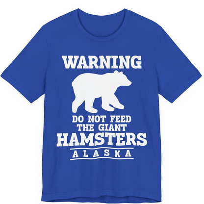Funny Alaska Bear Warning Shirt Premium T-Shirt – True Royal – Alaska Cruise Shirts