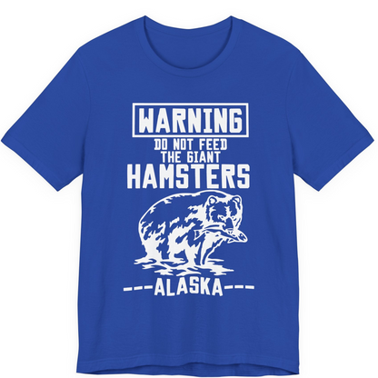 Funny Alaska Bear Warning Sign Shirt Premium T-Shirt – True Royal – Alaska Cruise Shirts