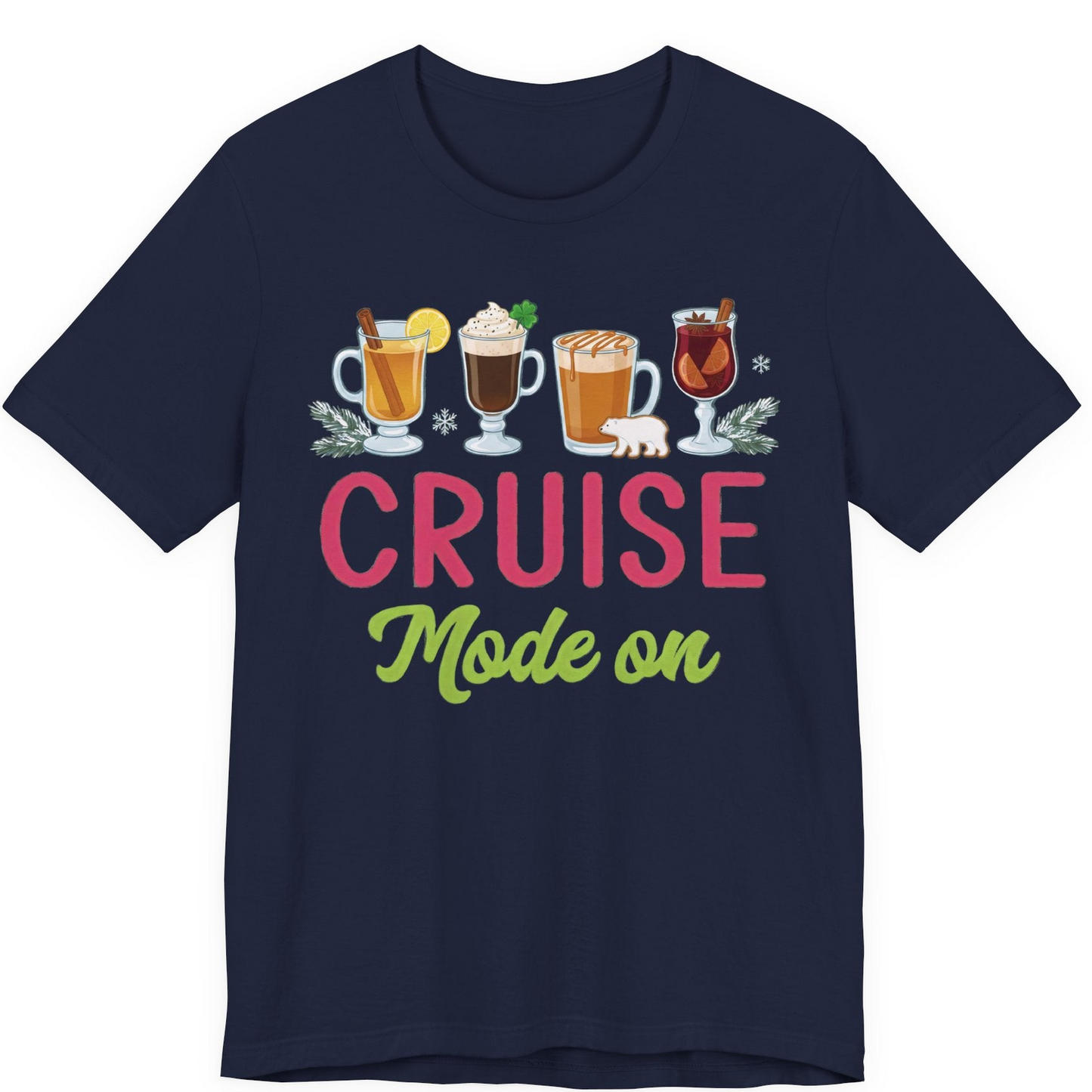 Cruise Mode On Shirt Premium T-Shirt – Navy – Alaska Cruise Shirts