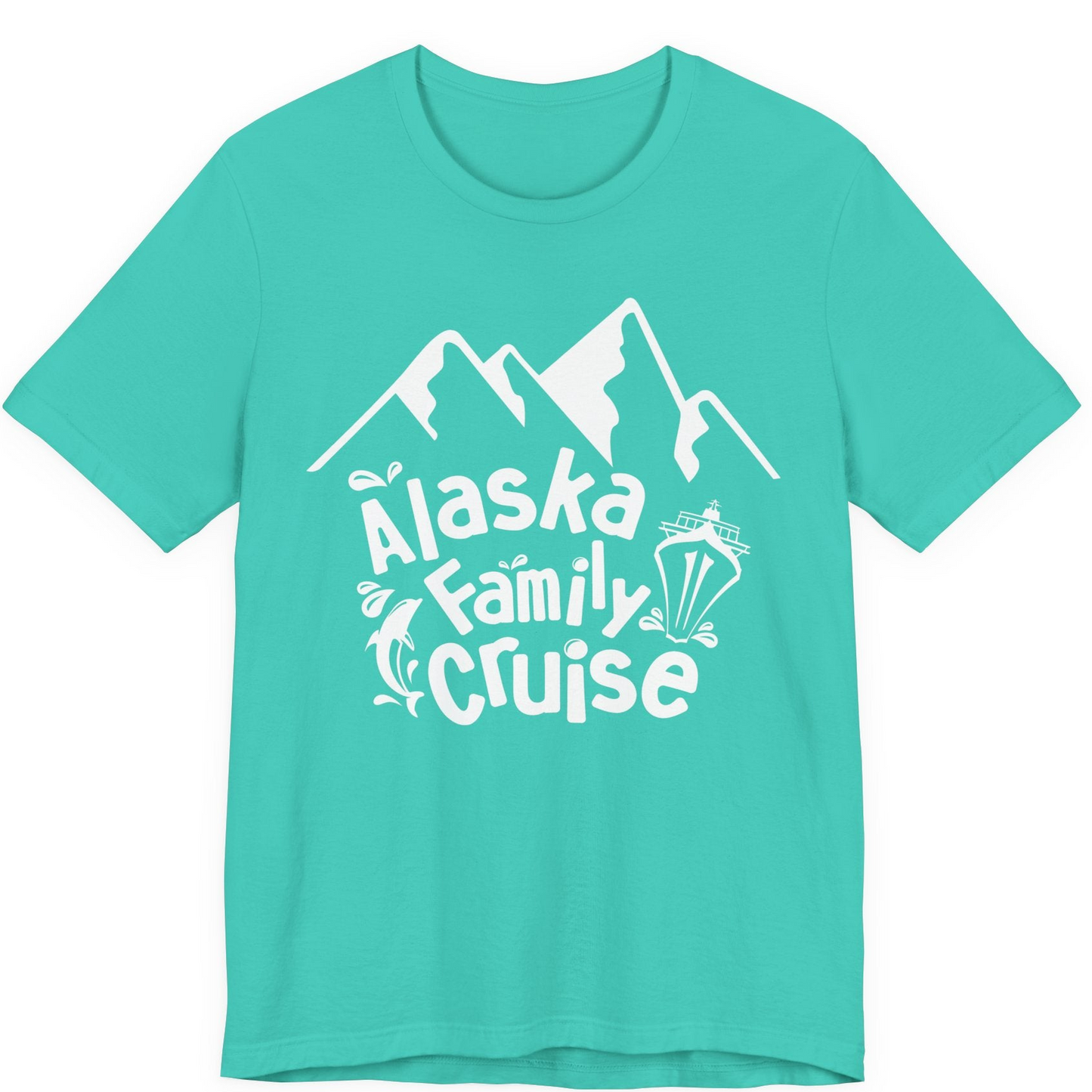 Alaska Family Cruise Adventure Shirt Premium T-Shirt – Teal – Alaska Cruise Shirts