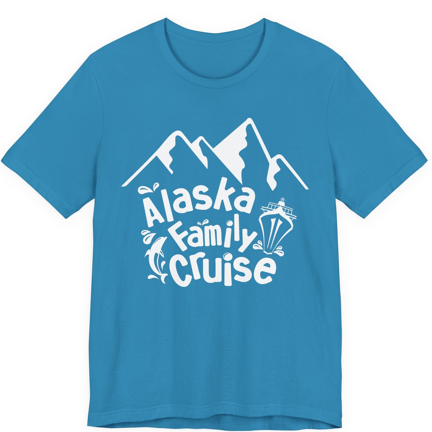 Alaska Family Cruise Adventure Shirt Premium T-Shirt – Aqua – Alaska Cruise Shirts