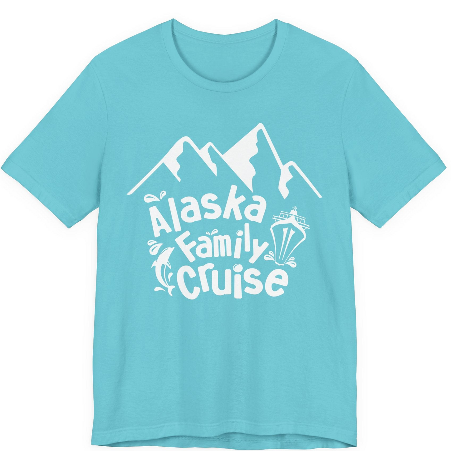 Alaska Family Cruise Adventure Shirt Premium T-Shirt – Turquoise – Alaska Cruise Shirts