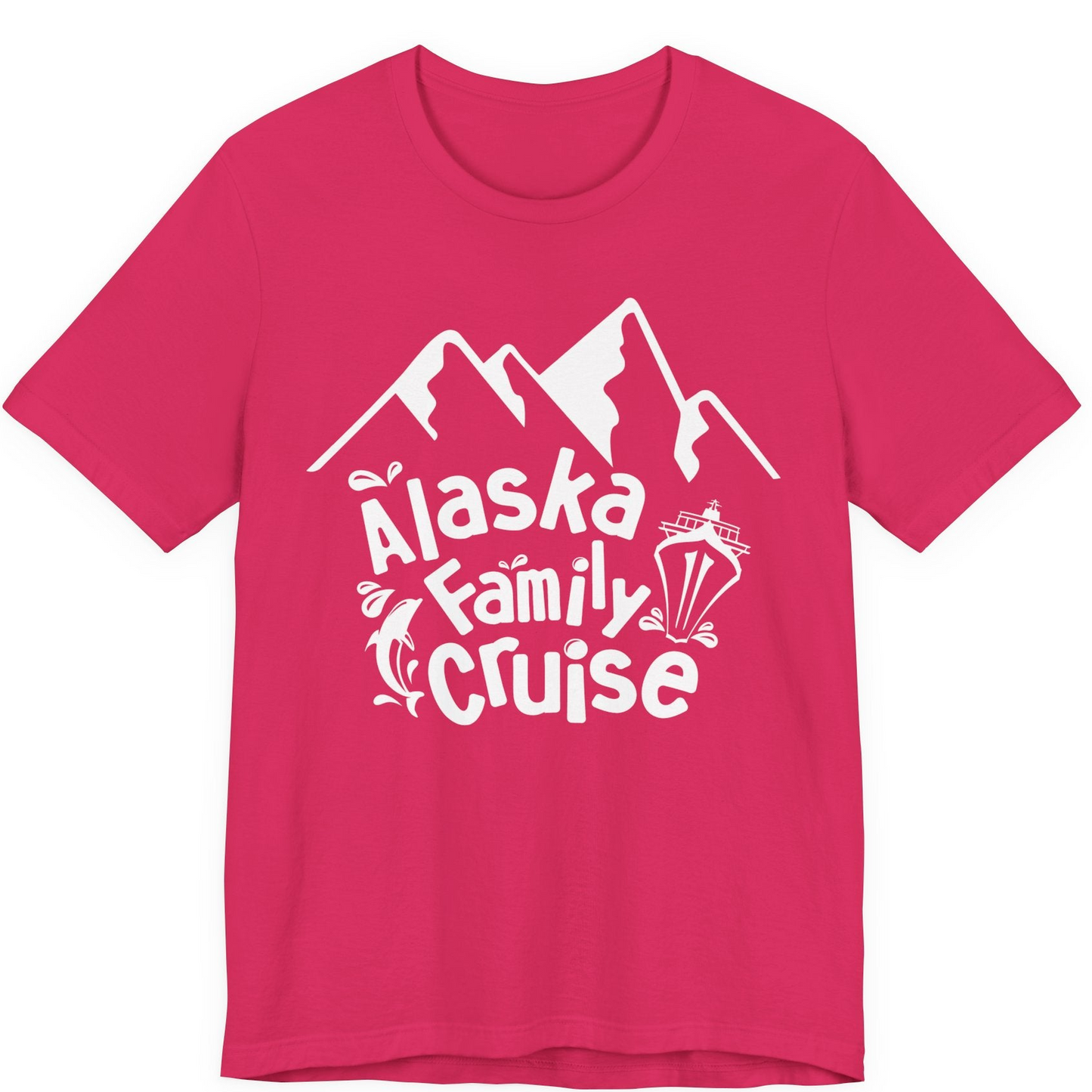 Alaska Family Cruise Adventure Shirt Premium T-Shirt – Fuchsia – Alaska Cruise Shirts
