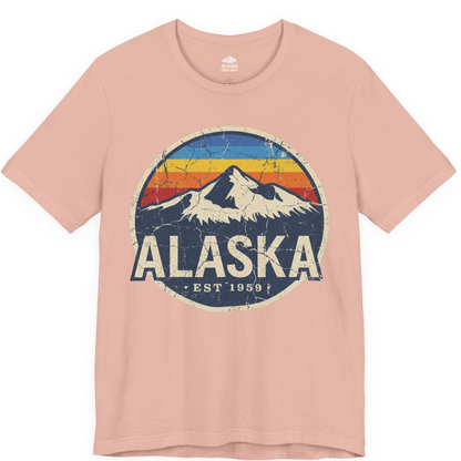 Alaska Vintage Shirt Premium T-Shirt – Peach – Alaska Cruise Shirts