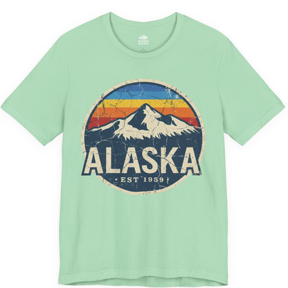 Alaska Vintage Shirt Premium T-Shirt – Mint – Alaska Cruise Shirts