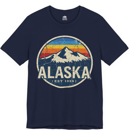 Alaska Vintage Shirt Premium T-Shirt – Navy – Alaska Cruise Shirts