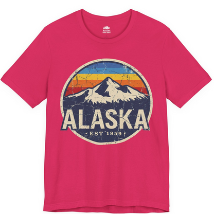 Alaska Vintage Shirt Premium T-Shirt – Fuchsia – Alaska Cruise Shirts