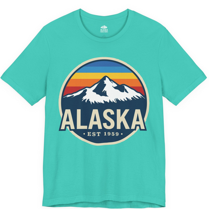 Alaska Vintage Shirt Premium T-Shirt – Teal – Alaska Cruise Shirts