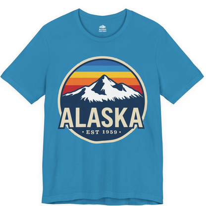 Alaska Vintage Shirt Premium T-Shirt – Aqua – Alaska Cruise Shirts