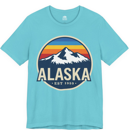 Alaska Vintage Shirt Premium T-Shirt – Turquoise – Alaska Cruise Shirts