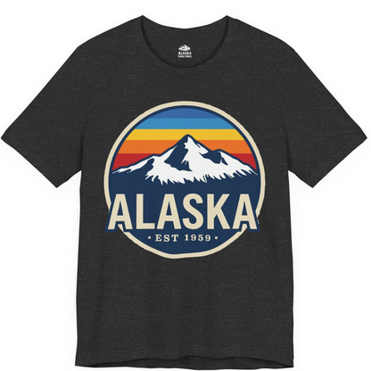 Alaska Vintage Shirt Premium T-Shirt – Dark Grey Heather – Alaska Cruise Shirts