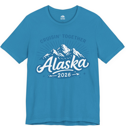 Alaska Cruise Mountains Adventure Shirt Premium T-Shirt – Aqua – Alaska Cruise Shirts