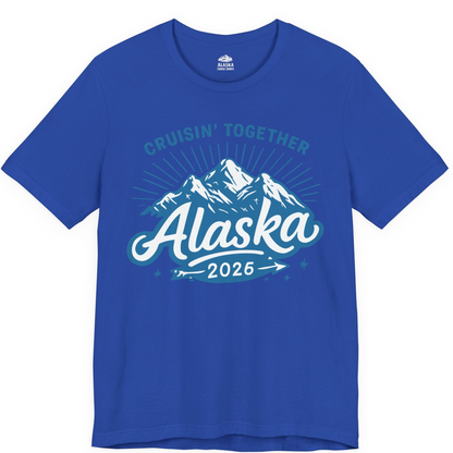 Alaska Cruise Mountains Adventure Shirt Premium T-Shirt – True Royal – Alaska Cruise Shirts