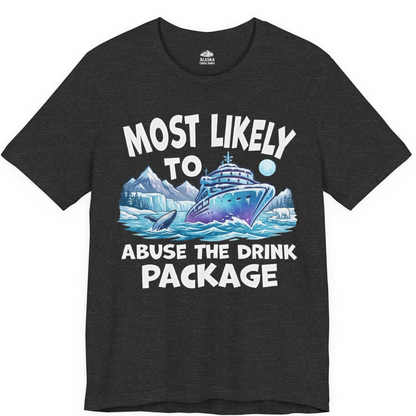 Funny Alaska Cruise Shirt Premium T-Shirt – Dark Grey Heather – Alaska Cruise Shirts