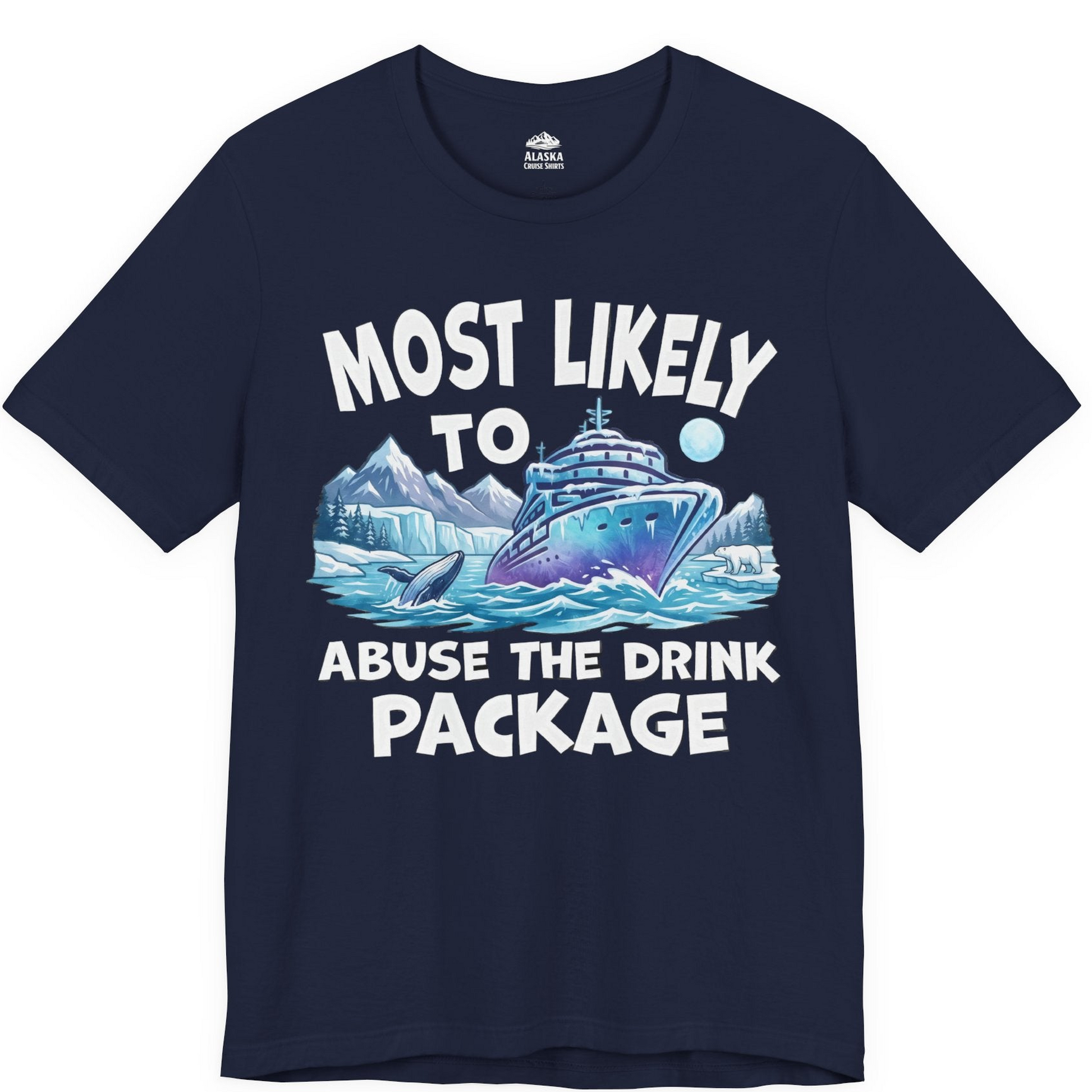 Funny Alaska Cruise Shirt Premium T-Shirt – Navy – Alaska Cruise Shirts