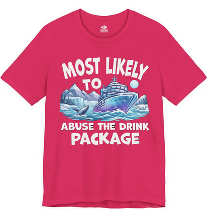 Funny Alaska Cruise Shirt Premium T-Shirt – Fuchsia – Alaska Cruise Shirts
