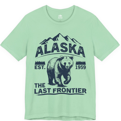 Alaska Bear Shirt Premium T-Shirt – Mint – Alaska Cruise Shirts