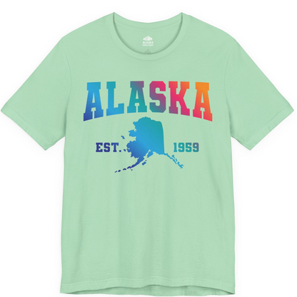 Retro Alaska Est 1959 Shirt Premium T-Shirt – Mint – Alaska Cruise Shirts