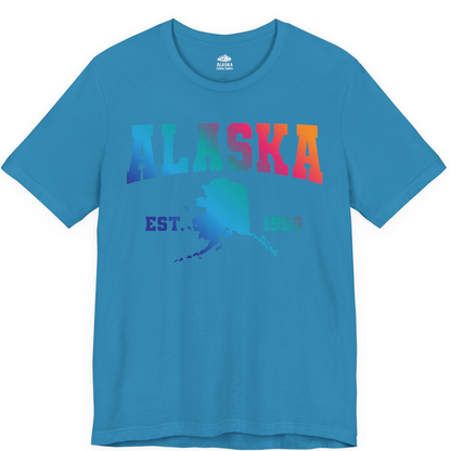 Retro Alaska Est 1959 Shirt Premium T-Shirt – Aqua – Alaska Cruise Shirts
