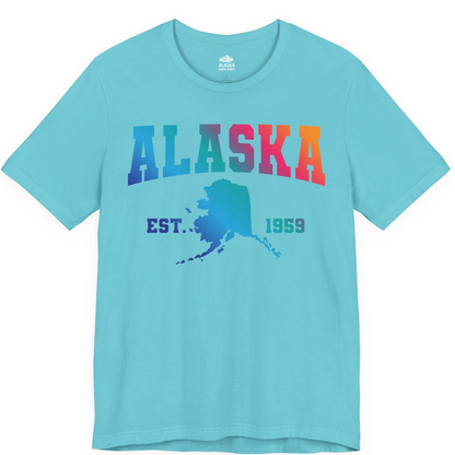 Retro Alaska Est 1959 Shirt Premium T-Shirt – Turquoise – Alaska Cruise Shirts