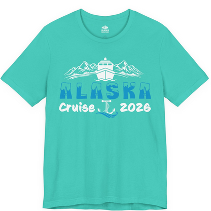 Alaska Cruise 2026 Shirt Premium T-Shirt – Teal – Alaska Cruise Shirts