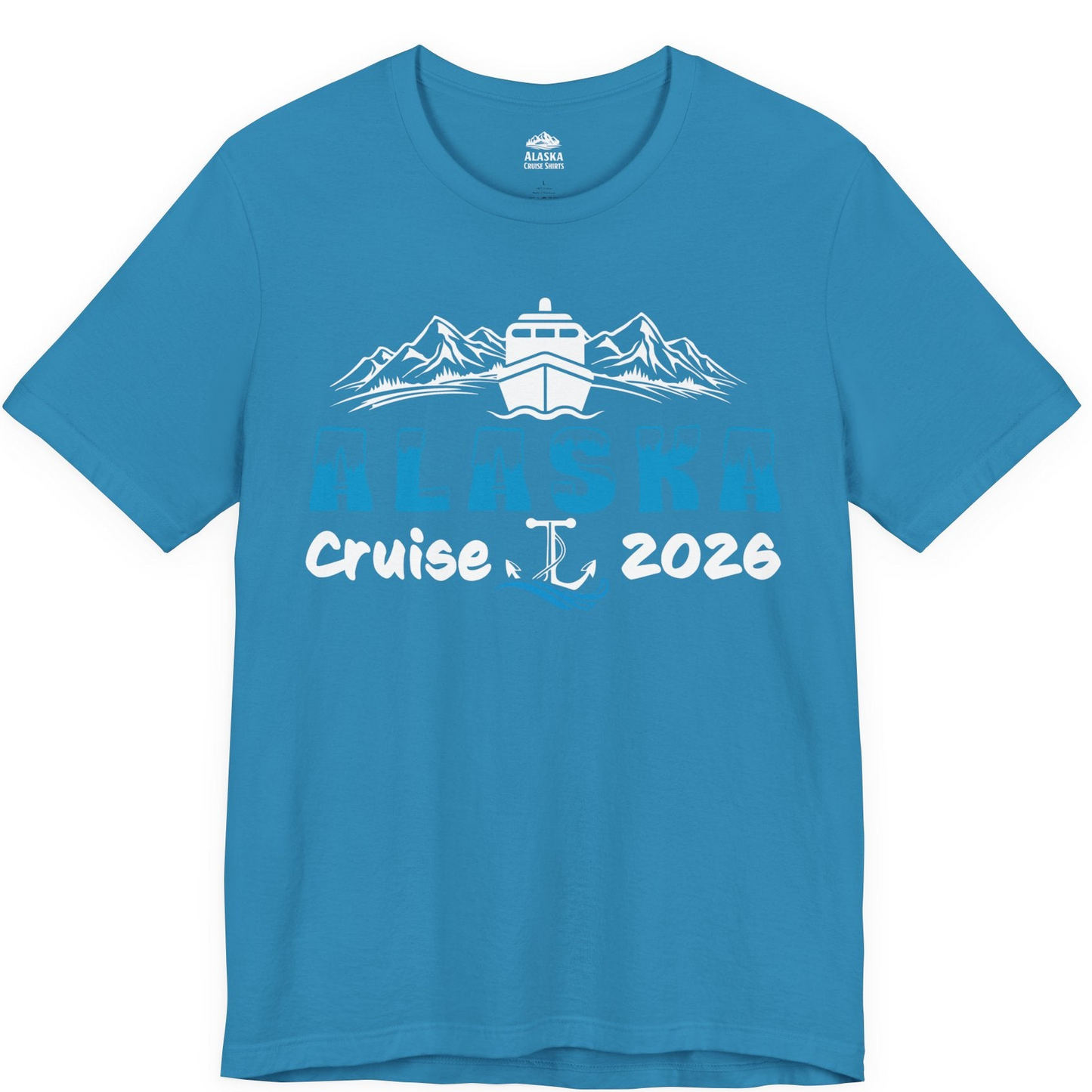 Alaska Cruise 2026 Shirt Premium T-Shirt – Aqua – Alaska Cruise Shirts