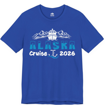 Alaska Cruise 2026 Shirt Premium T-Shirt – True Royal – Alaska Cruise Shirts