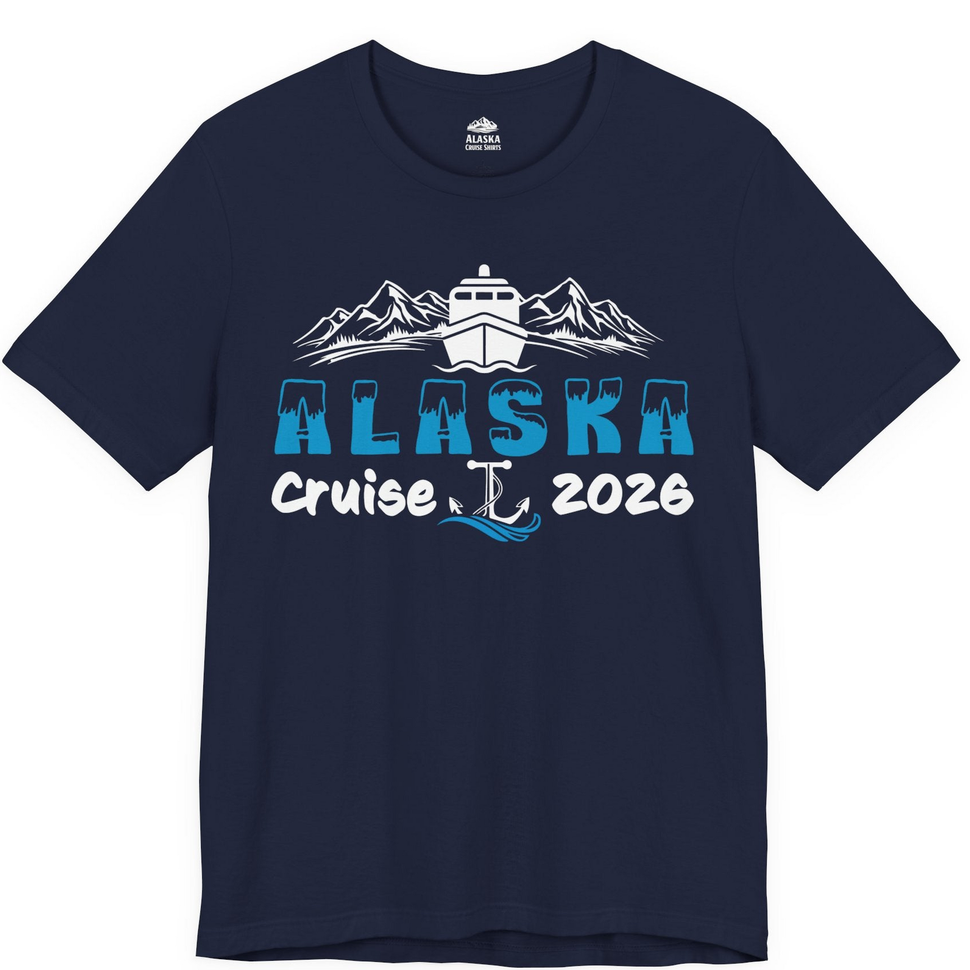 Alaska Cruise 2026 Shirt Premium T-Shirt – Navy – Alaska Cruise Shirts