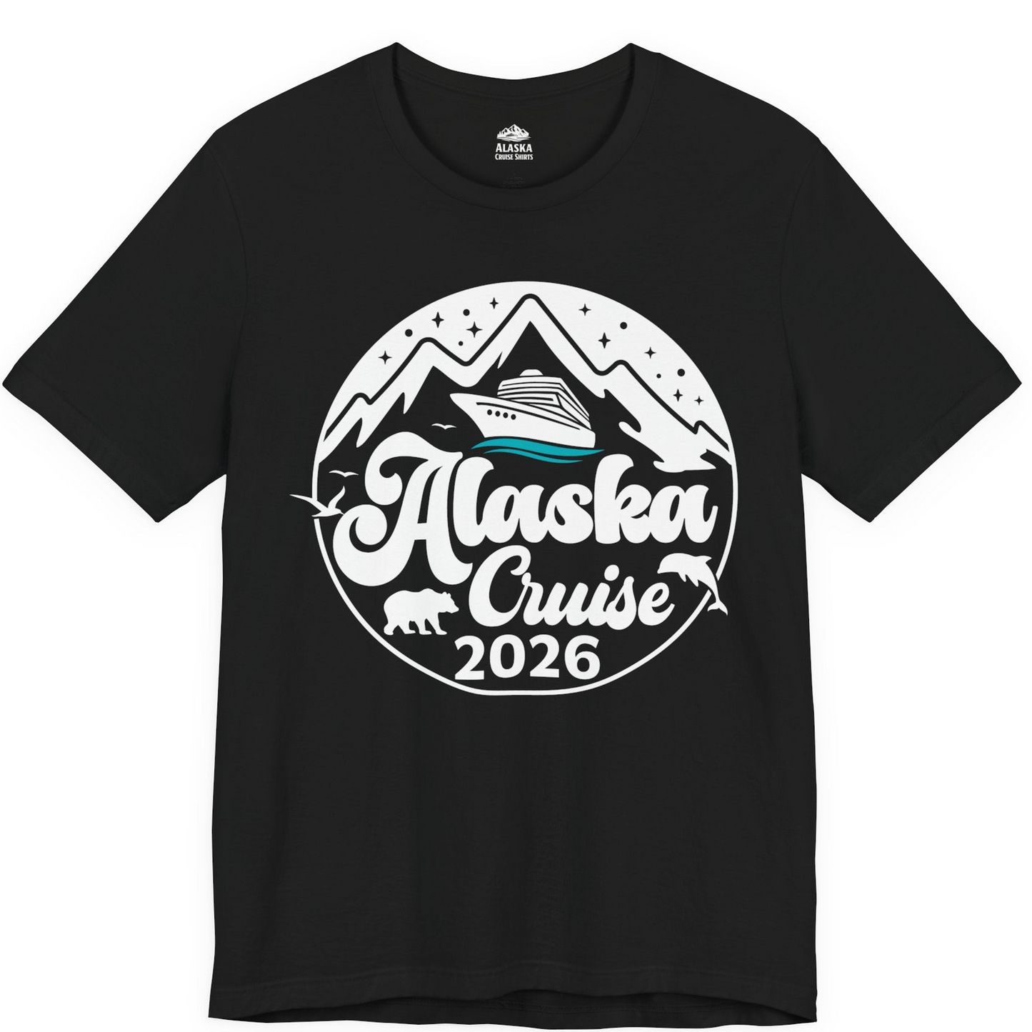 Alaska Cruise 2026 Shirt Premium T-Shirt – Black – Alaska Cruise Shirts