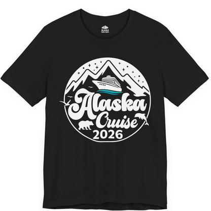 Alaska Cruise 2026 Shirt Premium T-Shirt – Black – Alaska Cruise Shirts