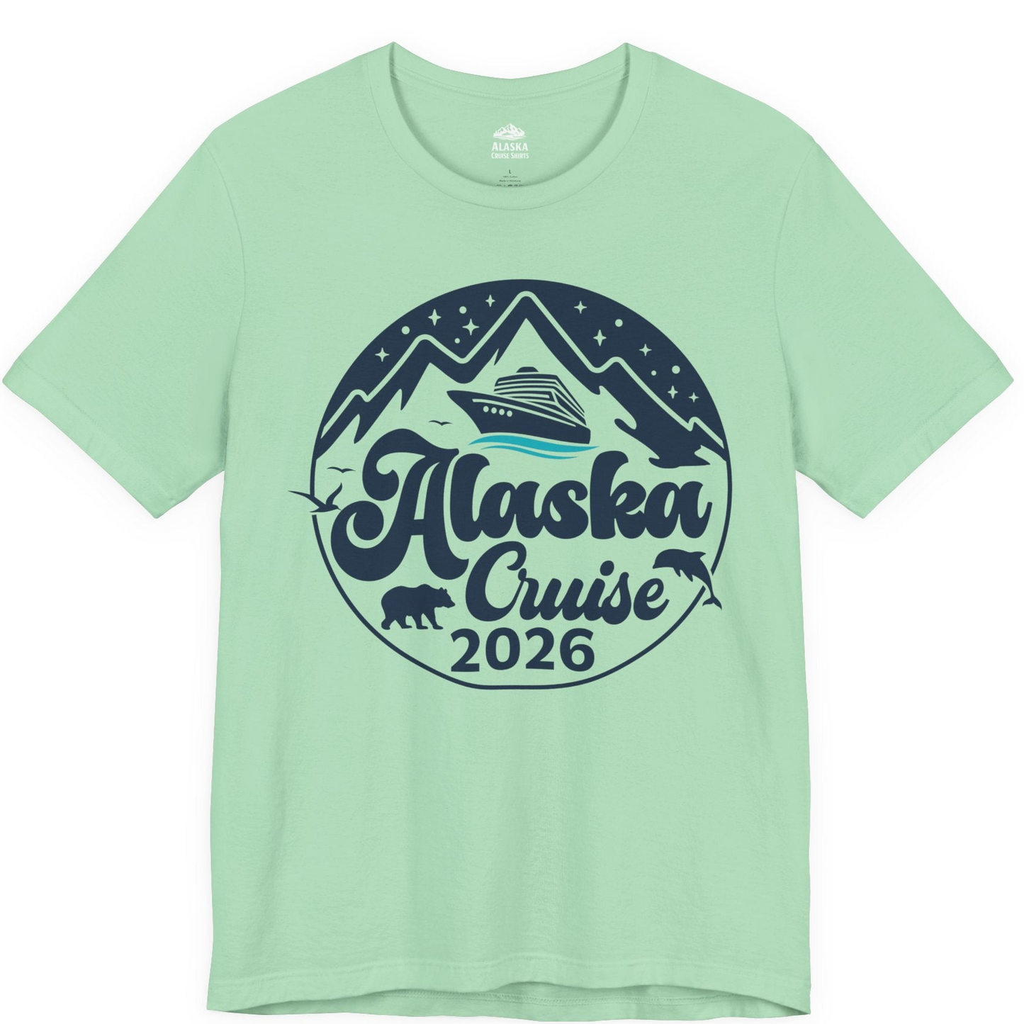 Alaska Cruise 2026 Shirt Premium T-Shirt – Mint – Alaska Cruise Shirts