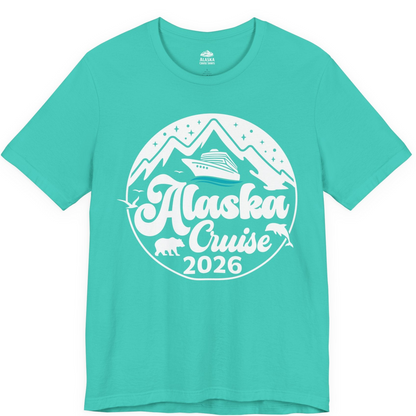 Alaska Cruise 2026 Shirt Premium T-Shirt – Teal – Alaska Cruise Shirts